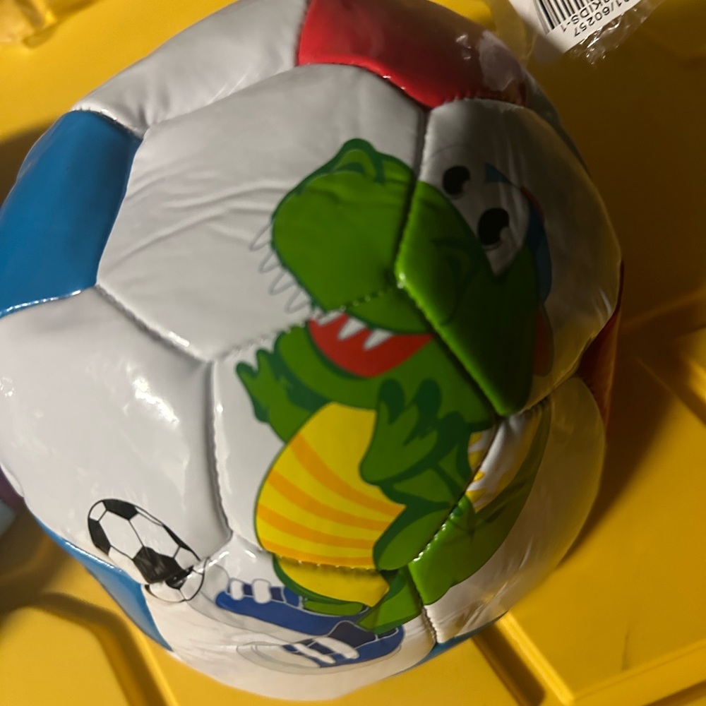 New 2 pack Kids Multi-Color Dino puppy monkey standard Soccer  Balls with pump